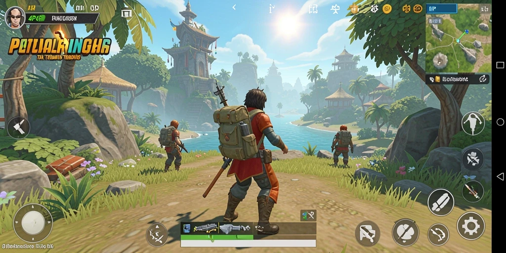 Gameplay 4P4P menampilkan dunia terbuka yang menakjubkan.