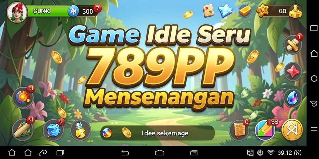 Tampilan gameplay 789RP menunjukkan kerajaanku yang sedang berkembang.