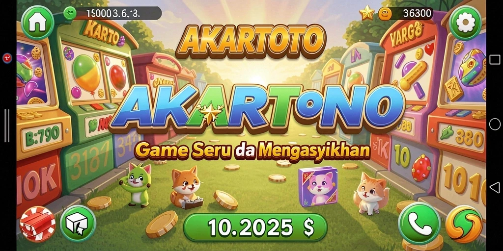Tampilan menarik dari gameplay Bingo di AKARTOTO.