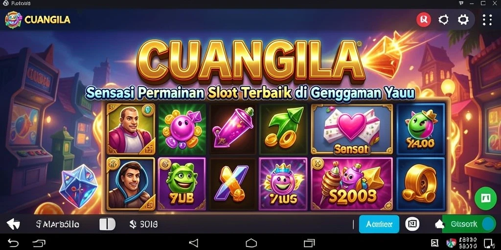 Tampilan menarik dari gameplay Slot CUANGILA yang mendebarkan.