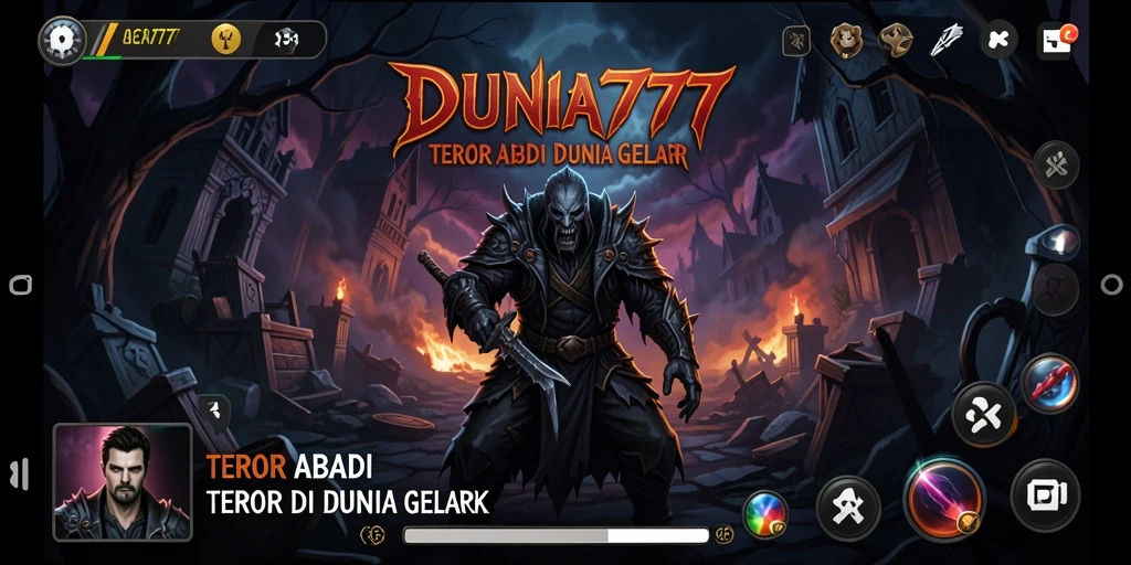Gameplay seram DUNIA777 dengan momen penuh ketegangan.