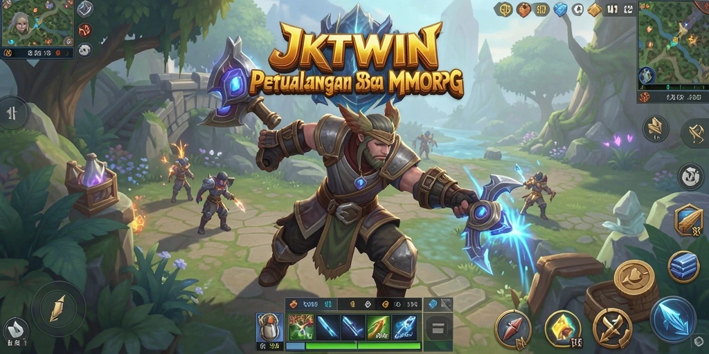 Tampilan gameplay JKTWIN yang memukau dan mengasyikkan.