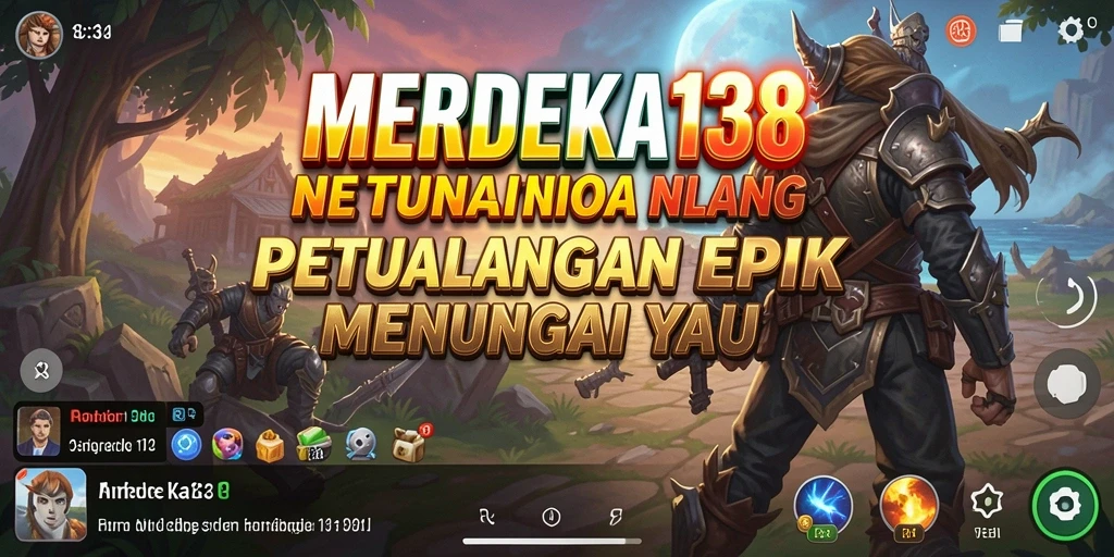 Tampilkan gameplay mendebarkan dari MERDEKA138 di dunia petualangan.