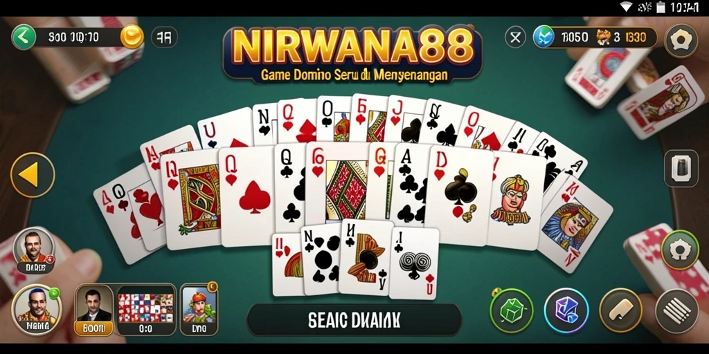 Tangkapan layar permainan domino yang seru di NIRWANA88.