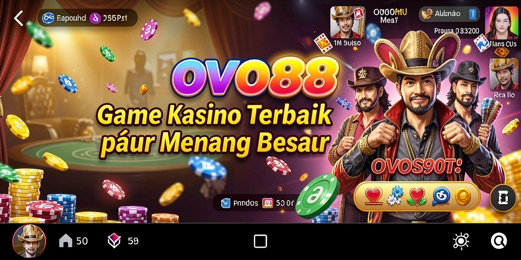 Tampilan gameplay menarik dari OVO88 dengan grafis kasino yang menawan.