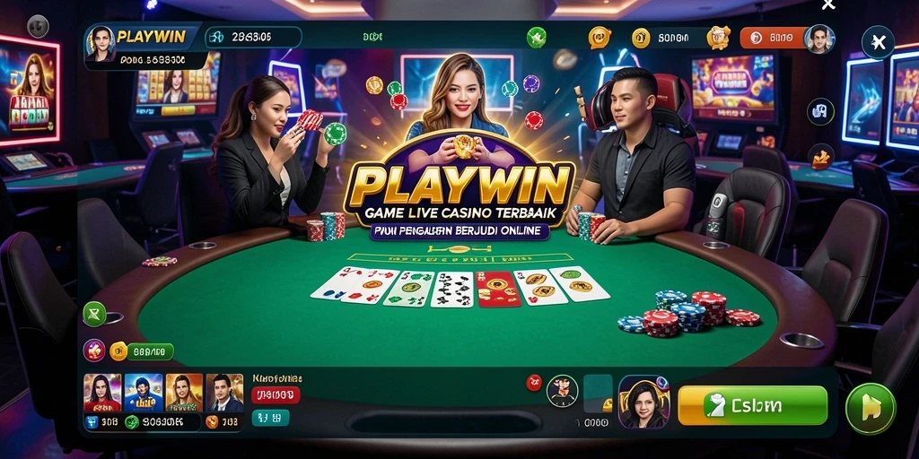 Gameplay Live Casino yang menegangkan dengan dealer profesional.