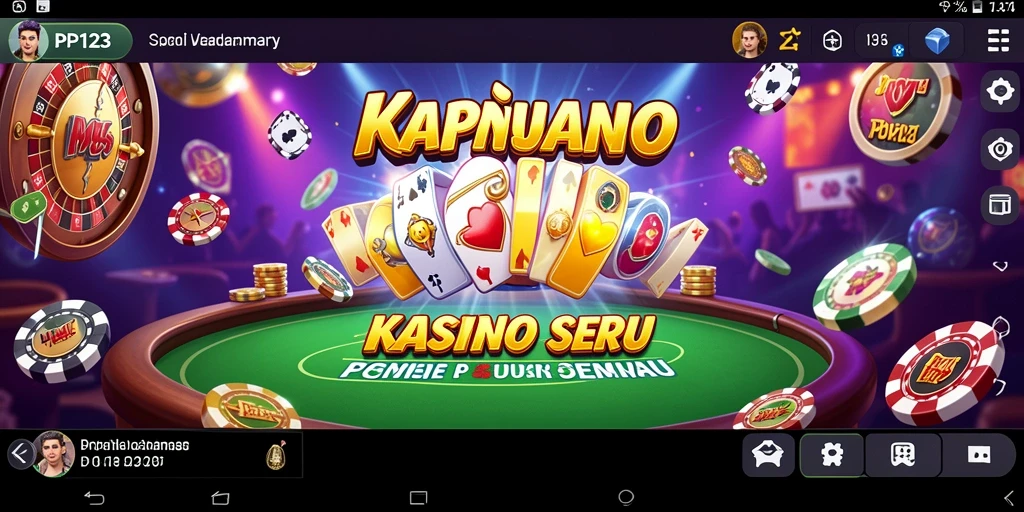 Tampilan screenshot utama PP123 menampilkan gameplay Kasino yang menarik.