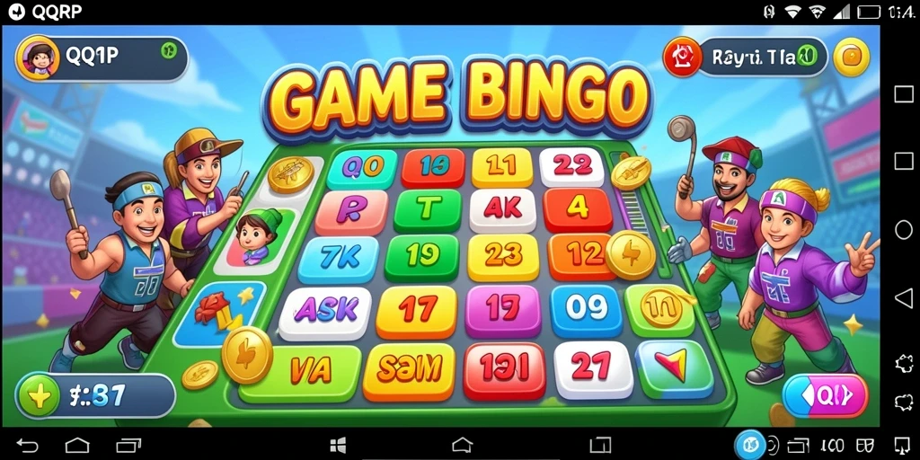 Tampilan gameplay Bingo yang seru dan menarik.