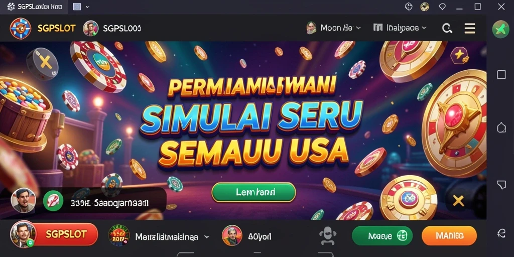 Tampilan gameplay SGPSLOT yang menarik dan penuh interaksi.